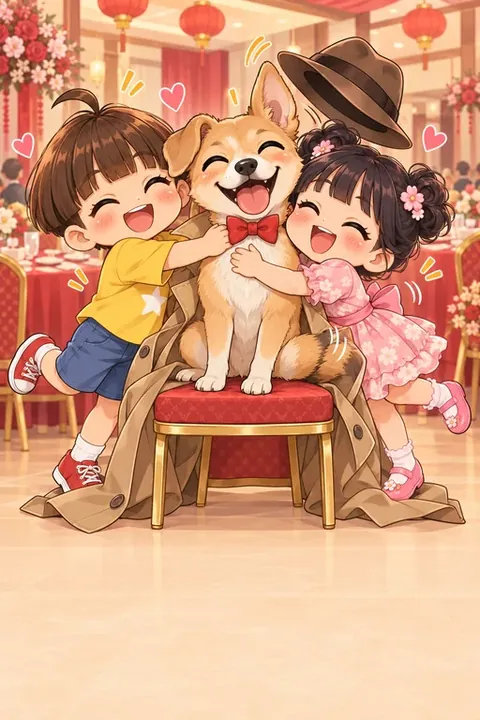 神秘賓客揭曉:原來是柴犬
